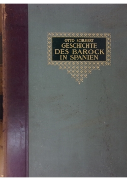 Geschichte des barock in spanien, 1908 r.