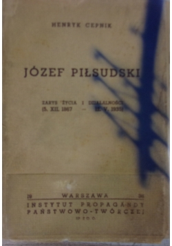 Józef Piłsudski, 1936 r.