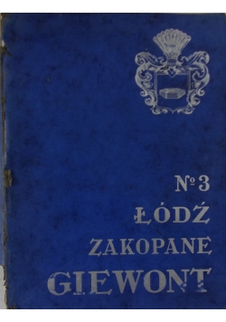 Łódź , Zakopane, Giewont, 1935 r.