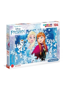 Puzzle Supercolor Kraina Lodu 104