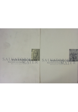 SALVATORIS MATTER: Kwartalnik mariologiczny, zestaw 2 książek