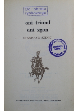 Ani triumf ani zgon