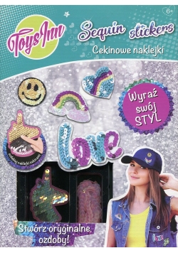 Zestaw cekinowe naklejki