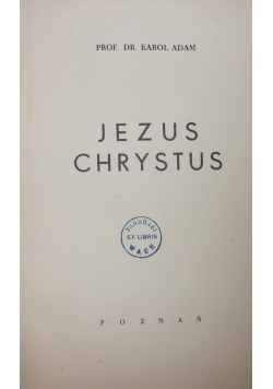 Jezus Chrystus, 1935 r.