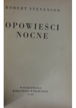 Opowieści nocne, 1949.