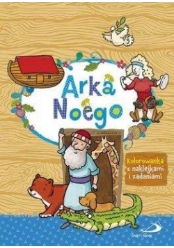 Arka Noego - Kolorowanka z naklejkami i zadaniami