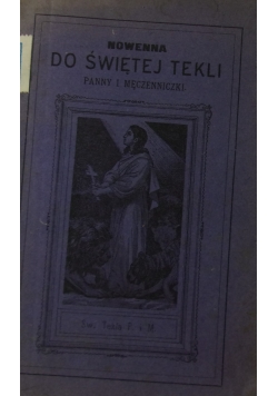 Nowenna do świętej Tekli, 1906r.