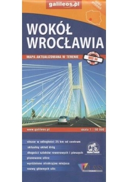 Mapa turystyczna - Wokół Wrocławia 1:50 000