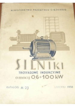 Silniki trójfazowe indukcyjne katalog M23