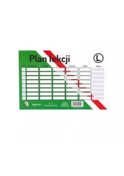 Plan lekcji LG-03 Legia (25szt) ASTRA