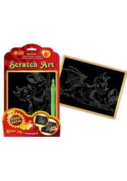 Scratch Art. Złota seria - Mały smok