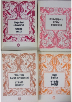 Biblioteka Poezji Młodej Polski, zestaw 4 książek