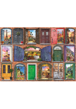 Puzzle 1000 Drzwi Europy