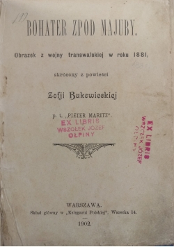 Bohater zpod Majuby., 1902r.