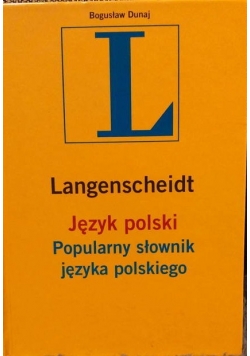 Langenscheidt Język Polski Popularny słownik języka polskiego