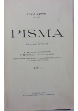Pisma, tom II, 1916r.