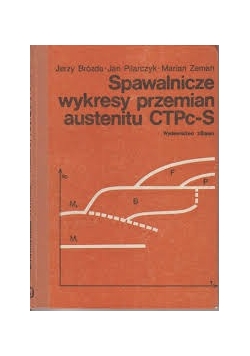 Spawalnicze wykresy przemian austenitu CTPc-S