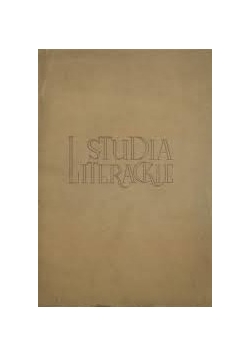 Studia literackie