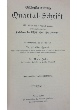 Theologisch-praktische quartalschrift,  1903r.