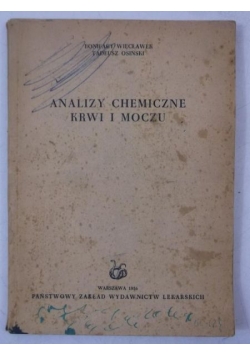 Analizy chemiczne krwi i moczu