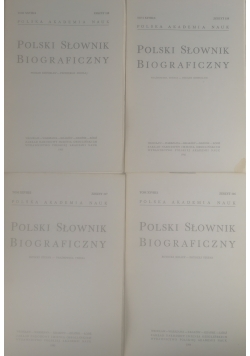 Polski słownik biograficzny zestaw 4 książek