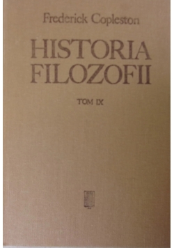 Historia filozofii, Tom IX