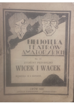 Wicek i Wacek, 1926 r.