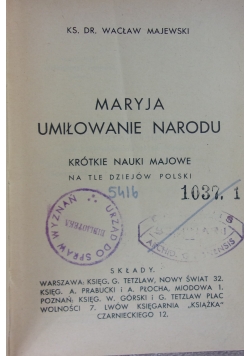 Maryja umiłowanie Narodu