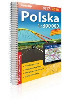 Atlas samochodowy 1:300 000 Polska 2017/2018