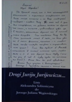 Drogi Juriju Jurijewiczu...