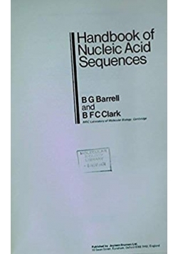 Handbuch of Nucleic Acid Sequences