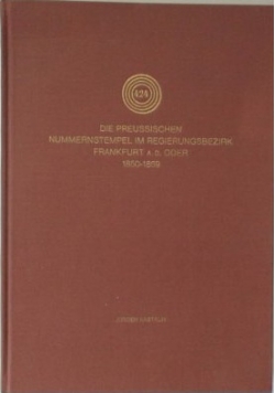 Die preussischen nummernstempel im regierungsbezirk Frankfurt