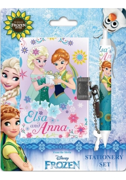 Zestaw notes A7 z długopisem Frozen