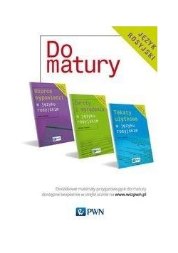 Do matury. Język rosyjski Pakiet