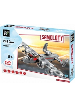 Klocki Blocki Samoloty 281 el.