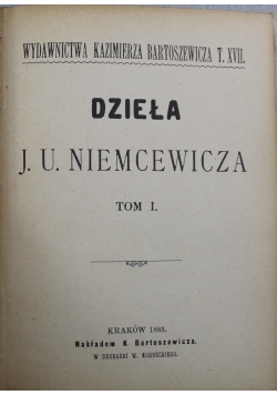 Dzieła Niemcewicz 1883 r.