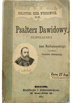 Psałterz Dawidowy, 1897r.