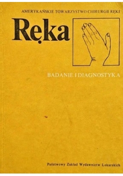 Ręka badanie i diagnostyka