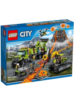 Lego CITY 60124 Wulkan - Baza badaczy wulkanów