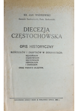Diecezja Częstochowska 1936 r.