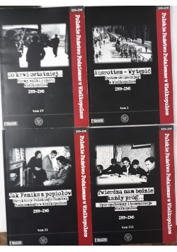 Polskie państwo podziemne w Wielkopolsce, 4 książki