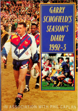Garry Schpfoelds seasons diary 1992 1993 autograf Schofield