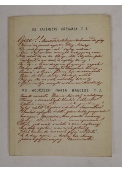 Ks. Wojciech Maria Baudiss T. J.