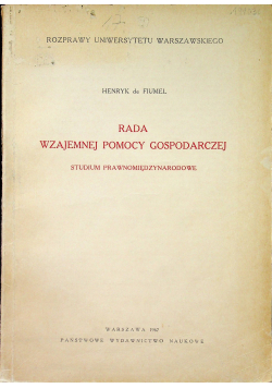 Rada wzajemnej pomocy gospodarczej