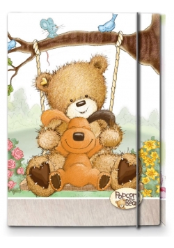 Teczka A4 z gumką Popcorn Bear