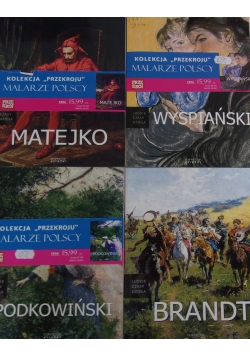 Kolekcja przekroju malarze polscy, 4 tomy