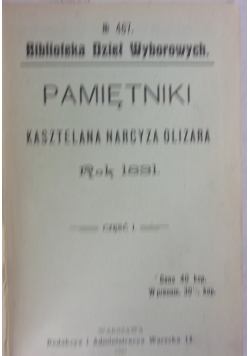 Pamiętniki ,1907r.