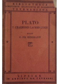 Plato 7:Charmides Laches Lysis
