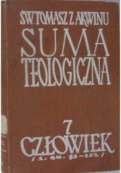 Suma teologiczna 7 Człowiek
