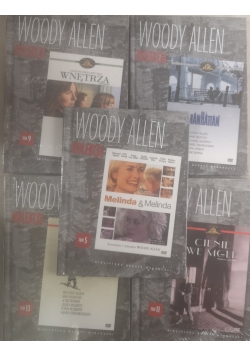 Woody Allen kolekcja, DVD.Zestaw 5 płyt DVD, Nowe